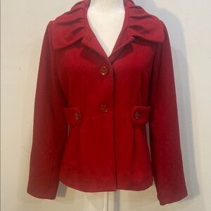 Elegant Red Women's Jacket